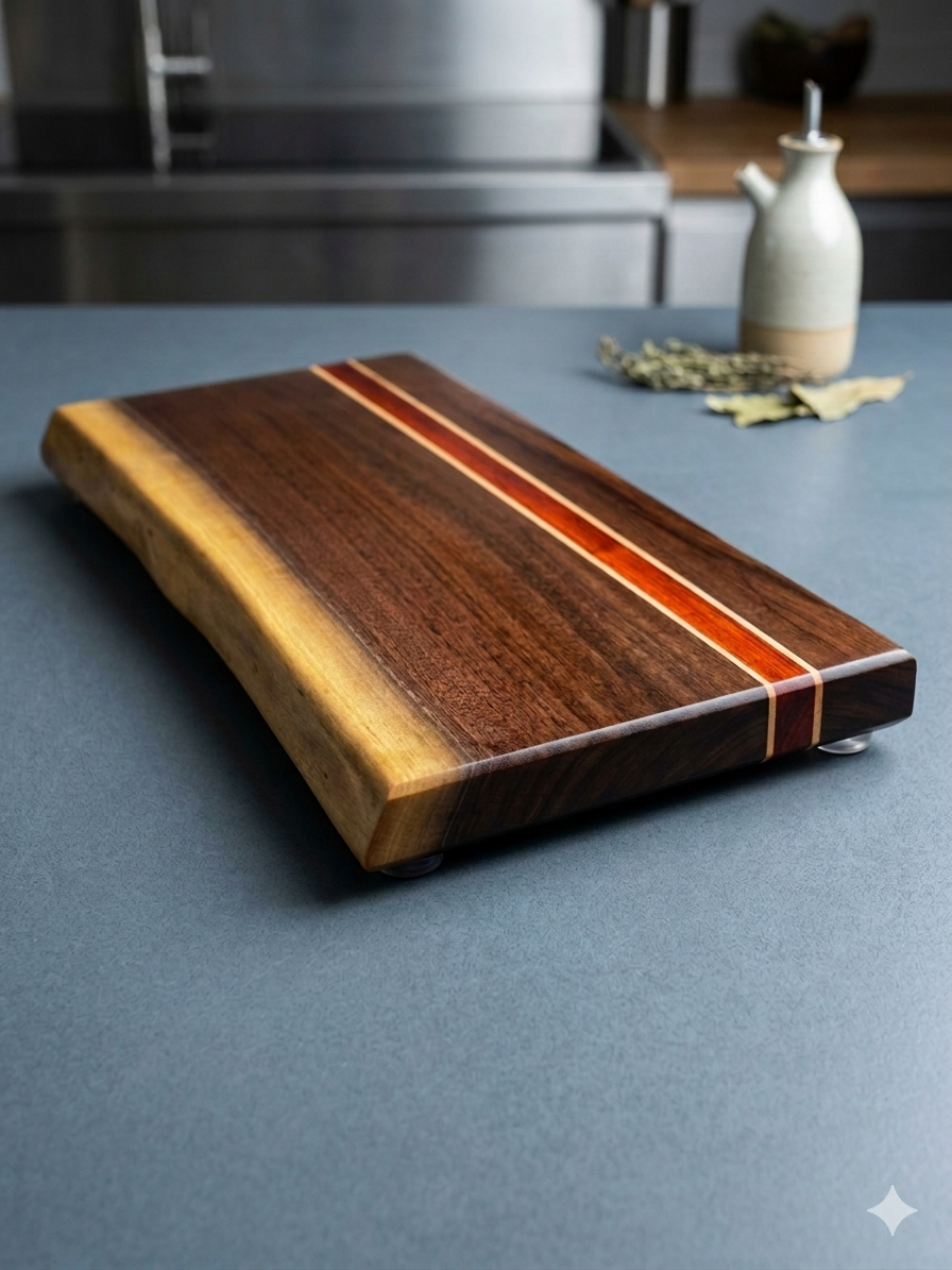 Live edge walnut